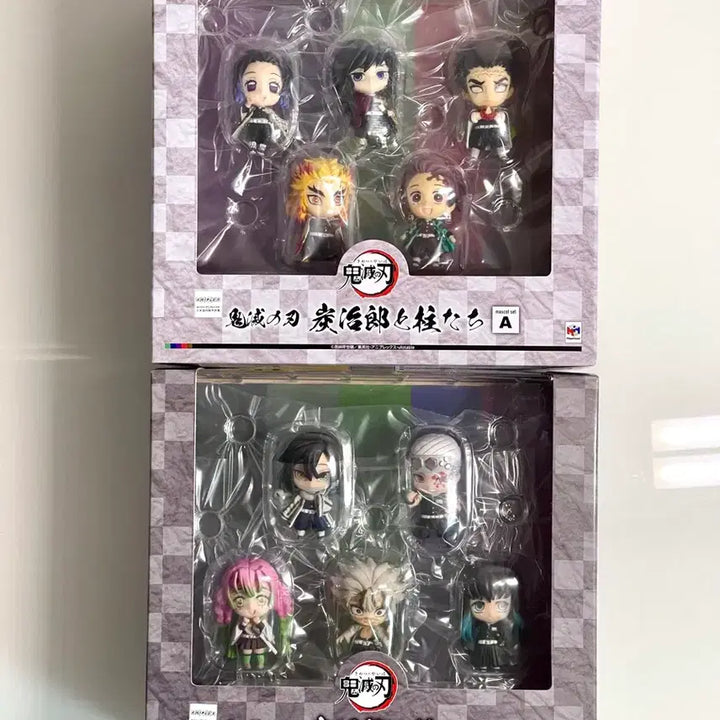 [BUNJANG] Demon Slayer Mascot Figures Bundle Set (Giyu, Sanemi, Muichiro, Rengoku, Shinobu) / 탄지로와 친구들 마스코트 피규어 기유 사네미 무이치로 렌고쿠 시노부 등