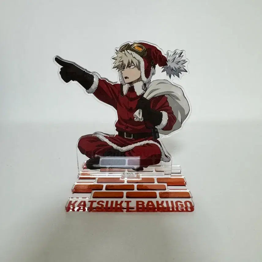 [BUNJANG] My Hero Academia Bakugo Santa Acrylic Stand / 히로아카 나히아 바쿠고 산타 아크릴 스탠드