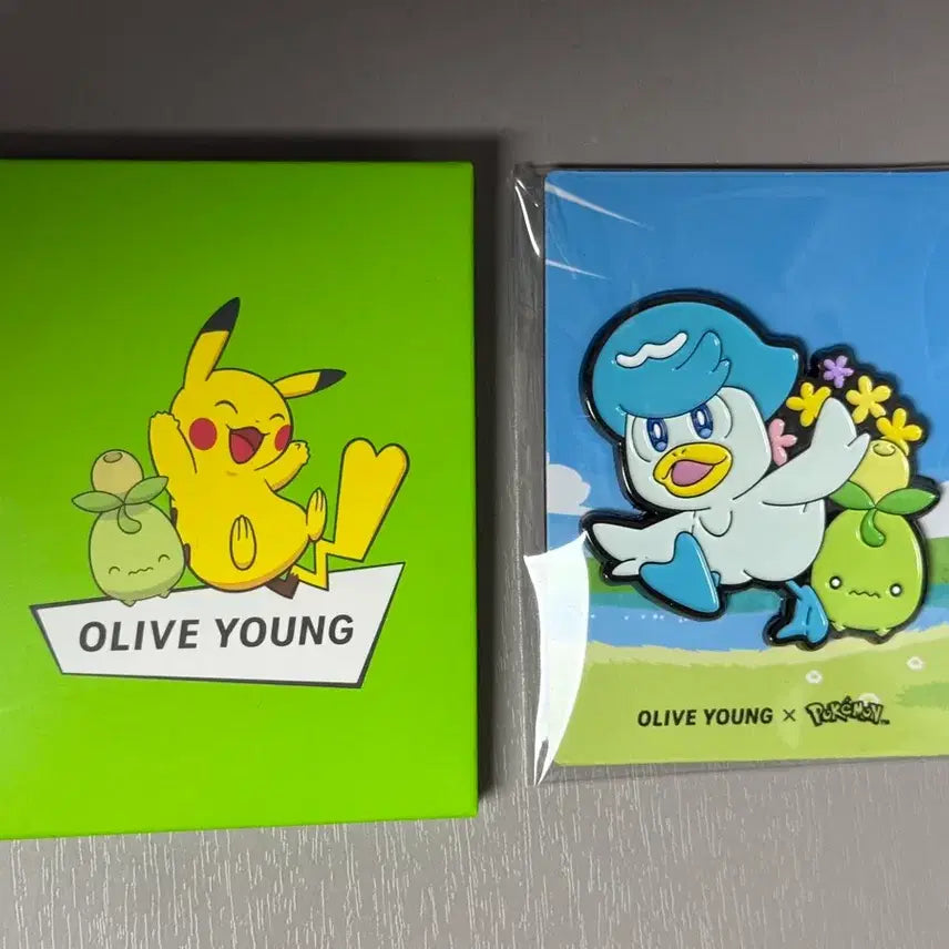 [BUNJANG] Olive Young Pokemon Double Magnet Kkuwax / 올리브영 포켓몬 더블 마그넷 꾸왁스