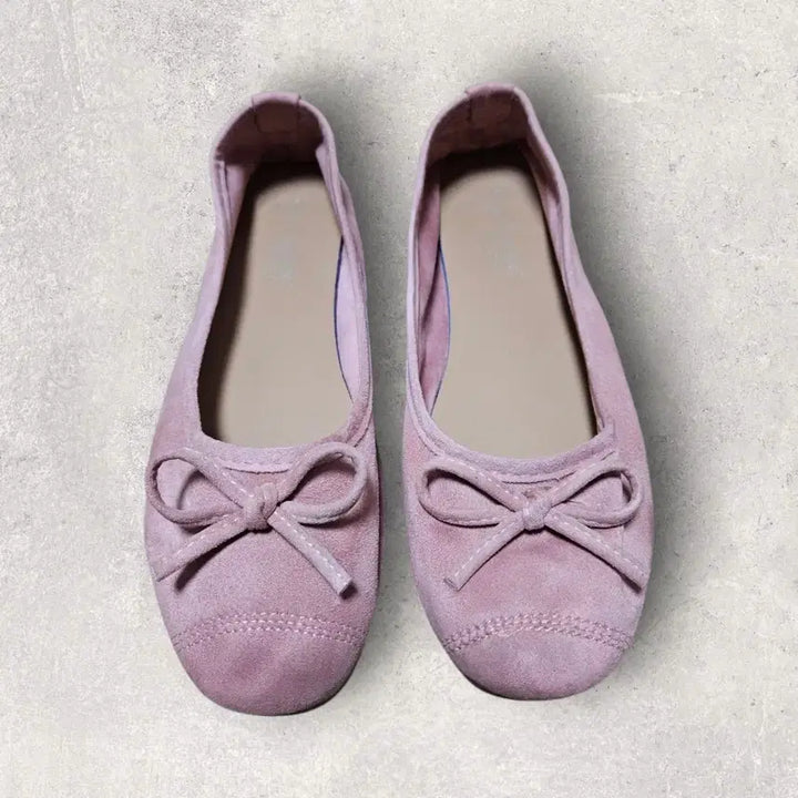 [BUNJANG] Pink Ribbon Ballet Flats - Size 240 / 핑크 리본 플랫슈즈 (240)