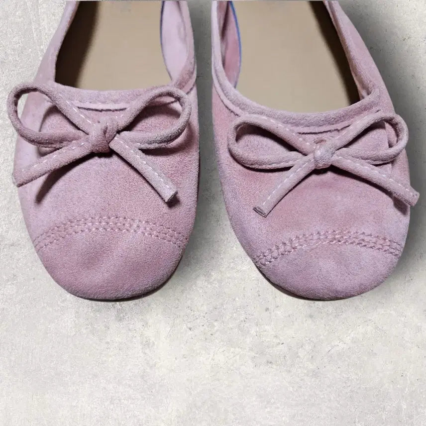 [BUNJANG] Pink Ribbon Ballet Flats - Size 240 / 핑크 리본 플랫슈즈 (240)