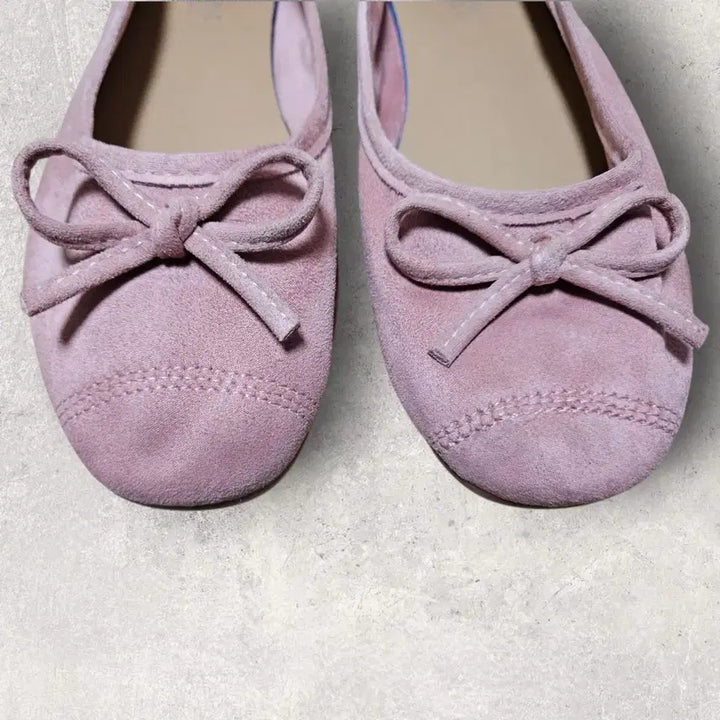 [BUNJANG] Pink Ribbon Ballet Flats - Size 240 / 핑크 리본 플랫슈즈 (240)