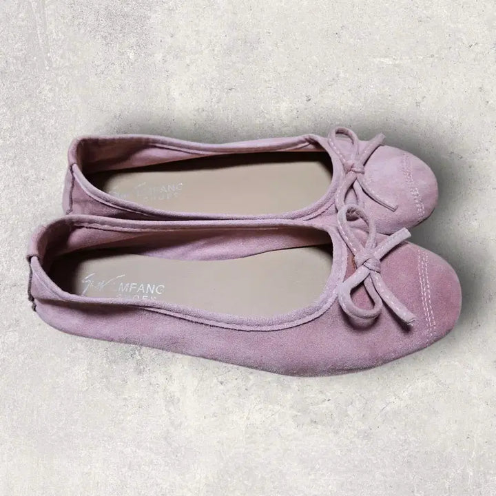[BUNJANG] Pink Ribbon Ballet Flats - Size 240 / 핑크 리본 플랫슈즈 (240)