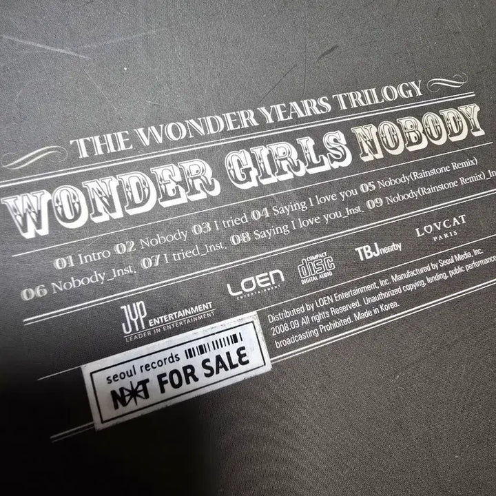 [BUNJANG] Wonder Girls Signed Album Bundle Set / 원더걸스 친필 싸인앨범 외 일괄가격