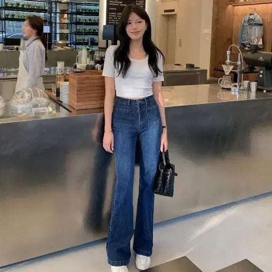 [BUNJANG] Hawa Forte Bootcut Denim Jeans / 하와 포르테 부츠컷 데님 long M