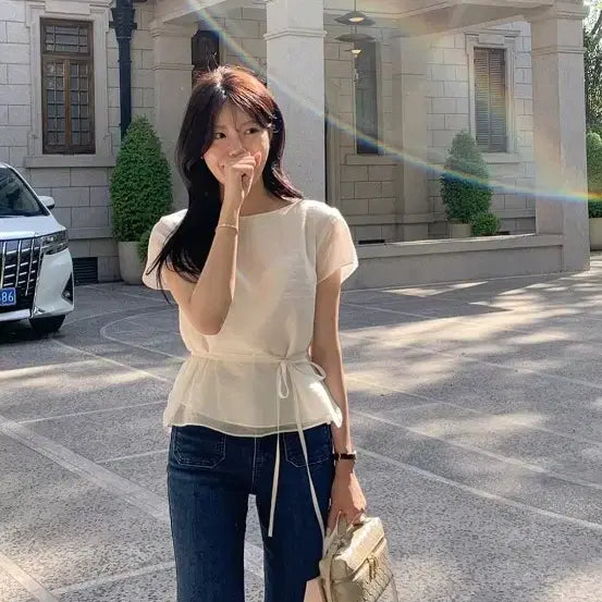 [BUNJANG] Hawa Forte Bootcut Denim Jeans / 하와 포르테 부츠컷 데님 long M