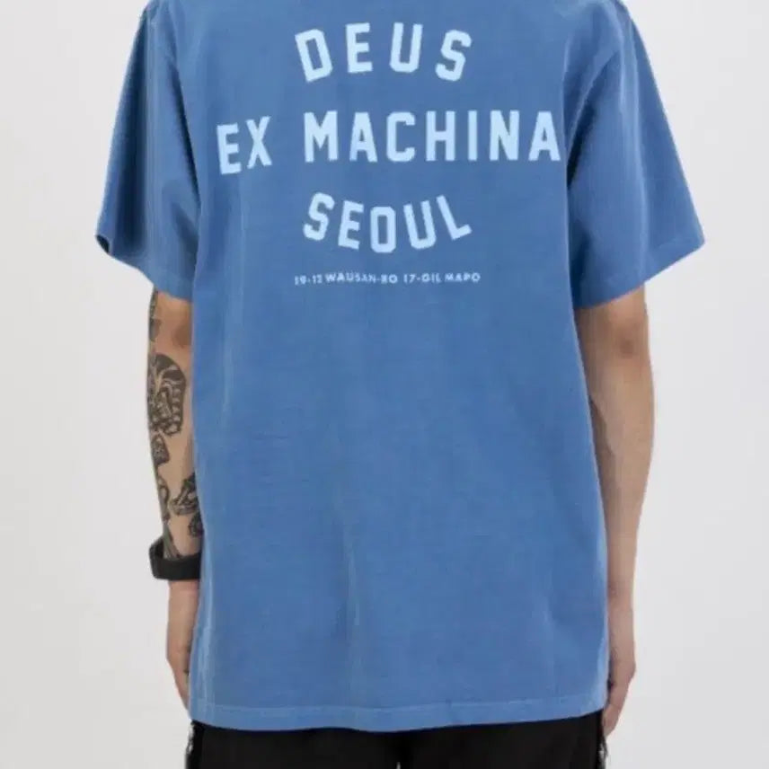 [BUNJANG] Deus Ex Machina Short Sleeve T-Shirt / 데우스 엑스 마키나 반팔