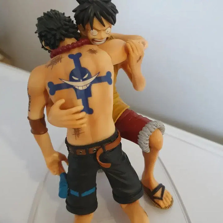 [BUNJANG] One Piece Ace &amp; Luffy Figure / 원피스 에이스 &amp; 루피 피규어