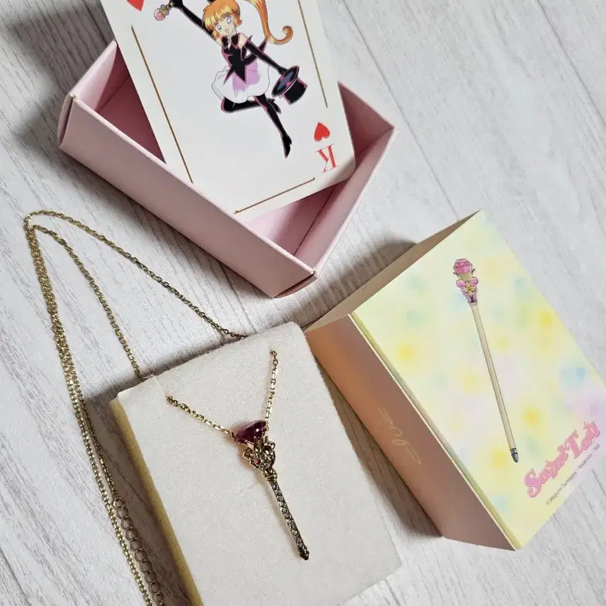 [BUNJANG] Tenshi Nami Neko Illusion Stick Necklace / 천사소녀네티 일루전 스틱 스틱 목걸이 판매합니다