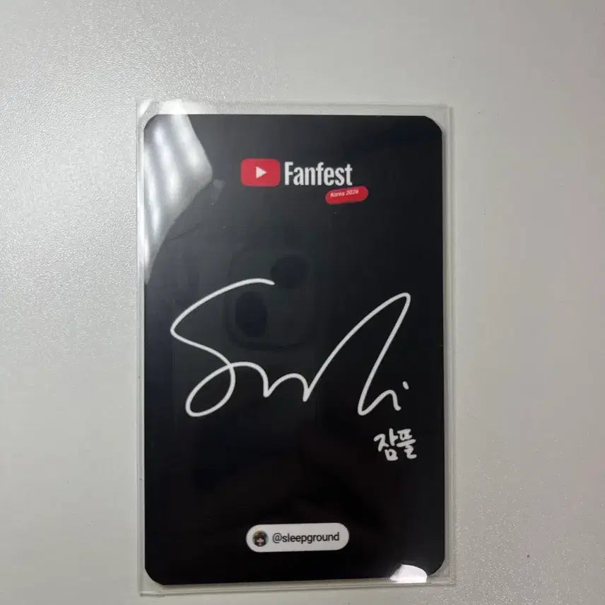 [BUNJANG] Zamtte Fan Festival Photocard / !!최저가!! 2026 한정판 잠뜰 팬페스트 포토카드
