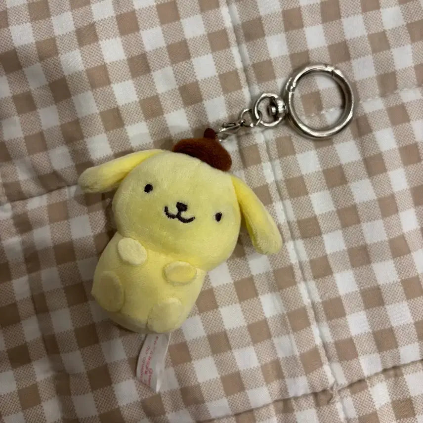 [BUNJANG] Sanrio Pompompurin Chocomi Doll Keychain / 산리오 폼폼푸린 쪼꼬미 인형 키링