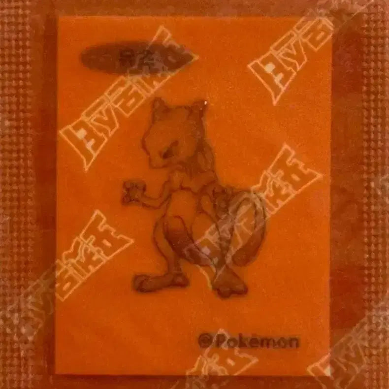 [BUNJANG] Pokemon 30th Anniversary Artwork Mewtwo Sealed Sticker / 포켓몬 30주년 아트웍 뮤츠 미개봉 띠부씰