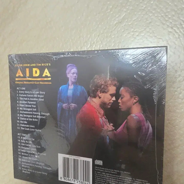 [BUNJANG] Elton John &amp; Tim Rice Aida Original Broadway Cast Recording (OST) / 엘튼 존 &amp; 팀 라이스 아이다 OST 브로드웨이 캐스트