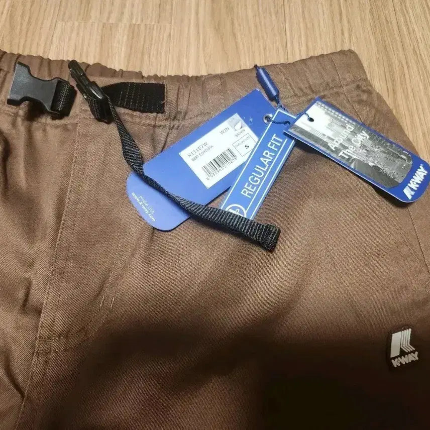 [BUNJANG] K-Way Brown Cotton Chinos Pants / 새상품 K WAY 카웨이 까웨 브라운 면바지 치노