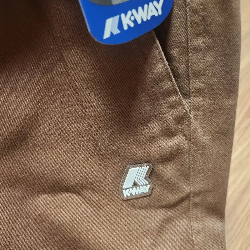 [BUNJANG] K-Way Brown Cotton Chinos Pants / 새상품 K WAY 카웨이 까웨 브라운 면바지 치노