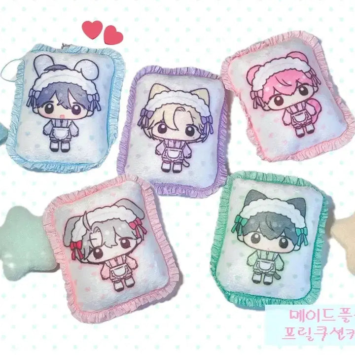 [BUNJANG] PLAVE Character Cushion Keychain &amp; Pin Badge Set / 플레이브 히히님 예준 밤비 베리즈 천사 쿠션 키링 비공굿 캔뱃지 핀뱃지