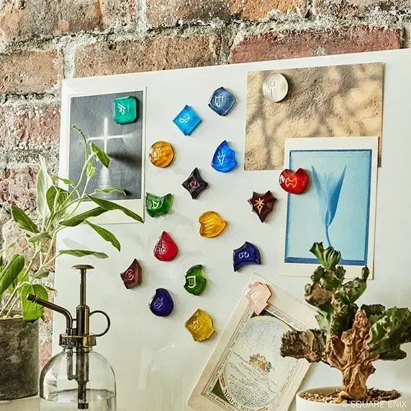 [BUNJANG] Final Fantasy XIV Soul Crystal Acrylic Job Magnet 18-Set / 파이널판타지14 소울 크리스탈 아크릴 직업 마그넷 18종 세트