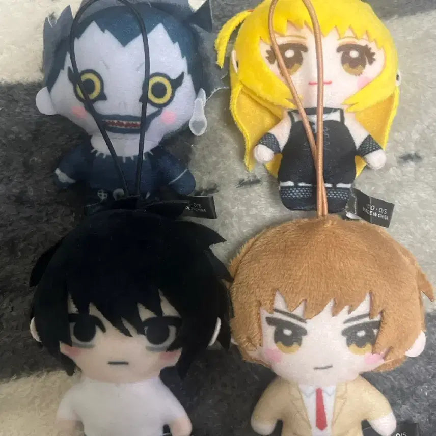 [BUNJANG] Death Note Kapuco Capsule Gacha Plush Dolls Set / 데스노트 카푸코 캡슐 가챠 누이 인형 엘 라이토 류크 미사 일괄