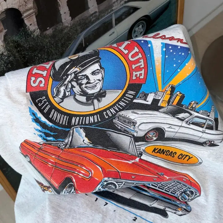 [BUNJANG] 00s Y2K NASCAR Vintage Promo T-Shirt (L) / 00s Y2K NASCAR 빈티지 프로모 티셔츠 L (103)
