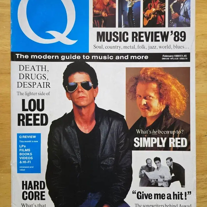 [BUNJANG] Q Magazine Lou Reed February 1989 / 매거진 Lou Reed 루 리드 Q 매거진
