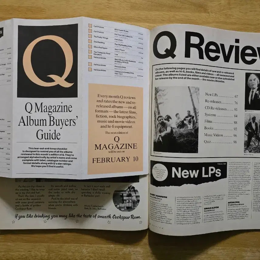 [BUNJANG] Q Magazine Lou Reed February 1989 / 매거진 Lou Reed 루 리드 Q 매거진