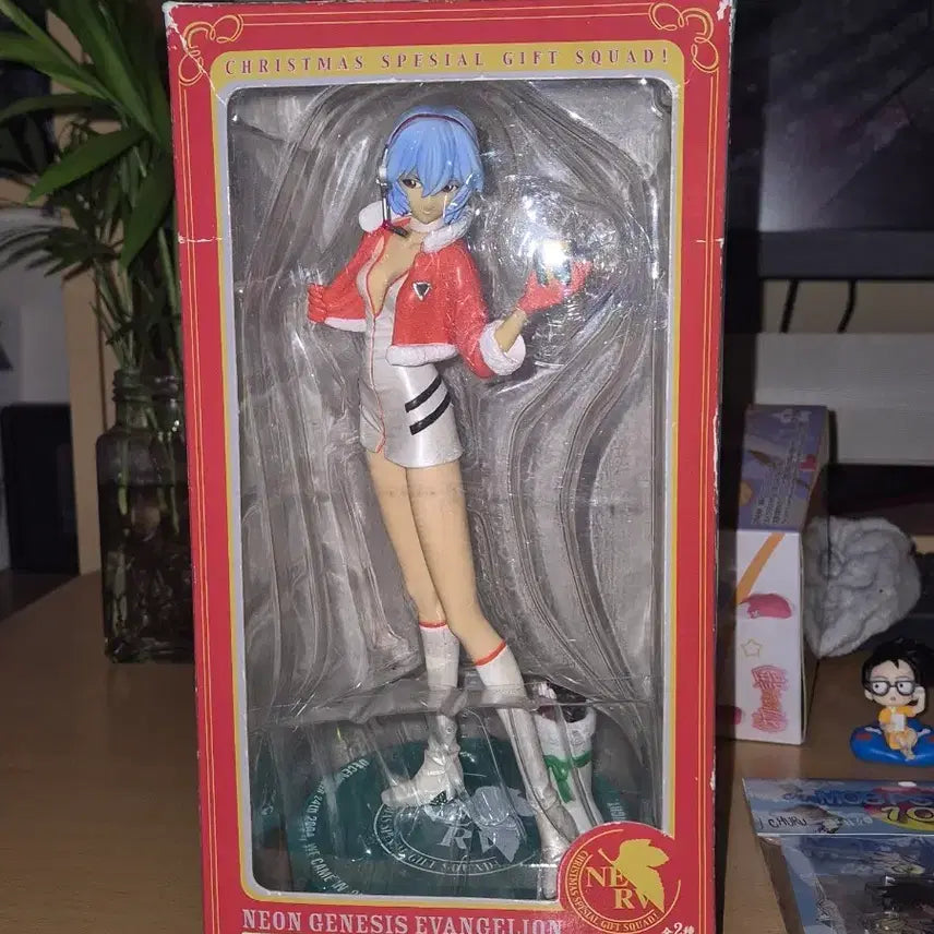 [BUNJANG] Evangelion Rei Ayanami Christmas Figure / 에반게리온 레이 엑스트라 크리스마스 피규어