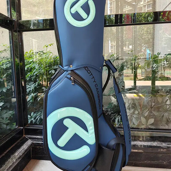 [BUNJANG] Waterproof Scrub Caddy Golf Bag (Dark Blue) / 골프백 방수 스크럽 캐디백(다크블루)