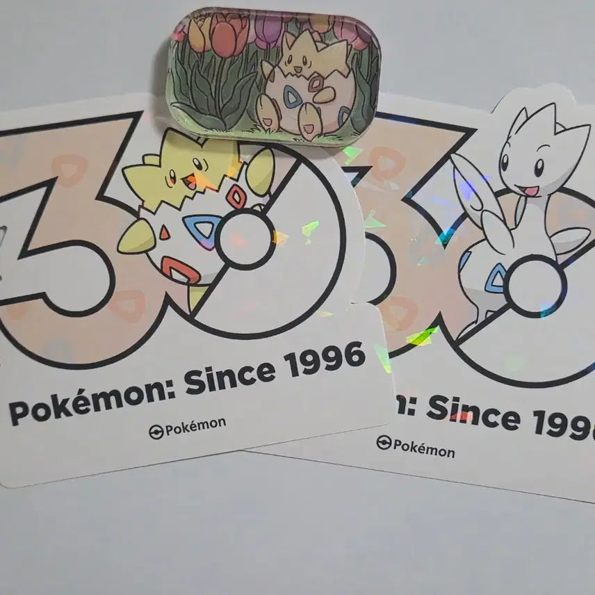 [BUNJANG] Pokemon 30th Anniversary Togepi Togetic Sticker Set / 포켓몬 30주년 스티커 토게피 토게틱