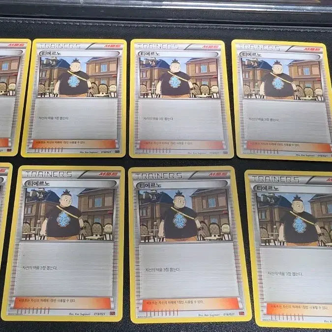 [BUNJANG] Pokemon Tierno Trainer Card / 포켓몬 카드 티에르노 트레이너 xya