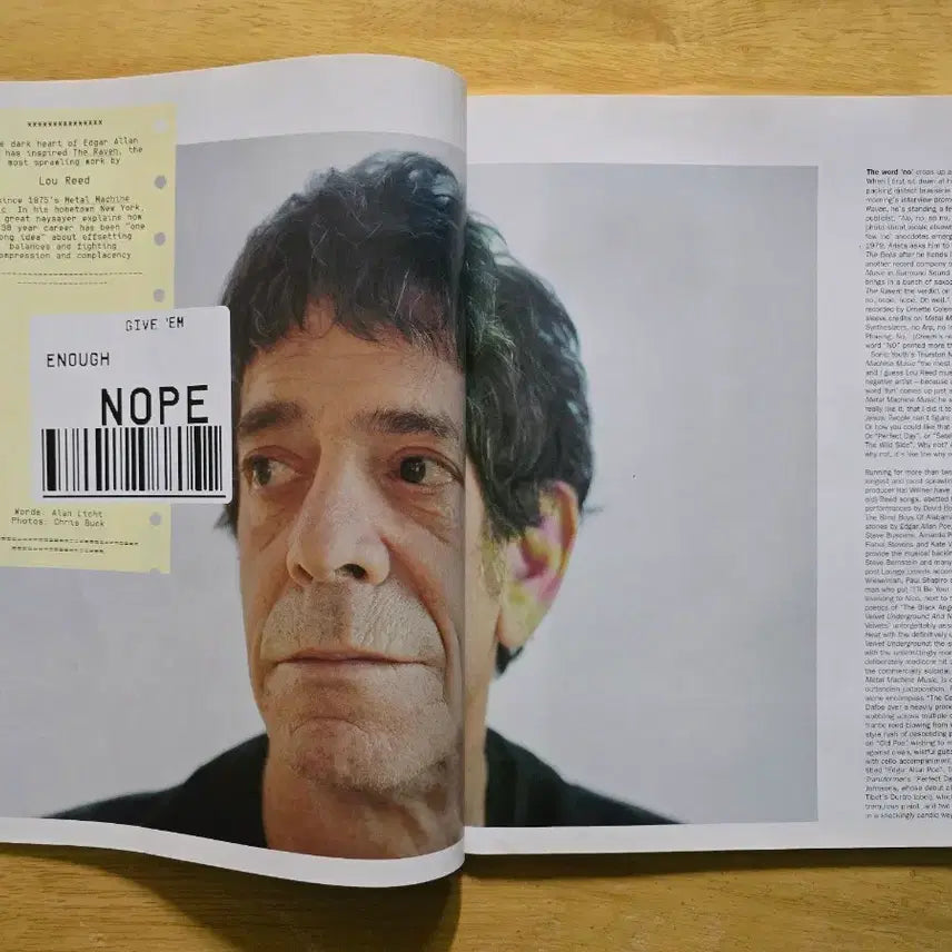 [BUNJANG] The Wire Magazine Lou Reed / 매거진 Lou Reed 루 리드 The Wire 매거진