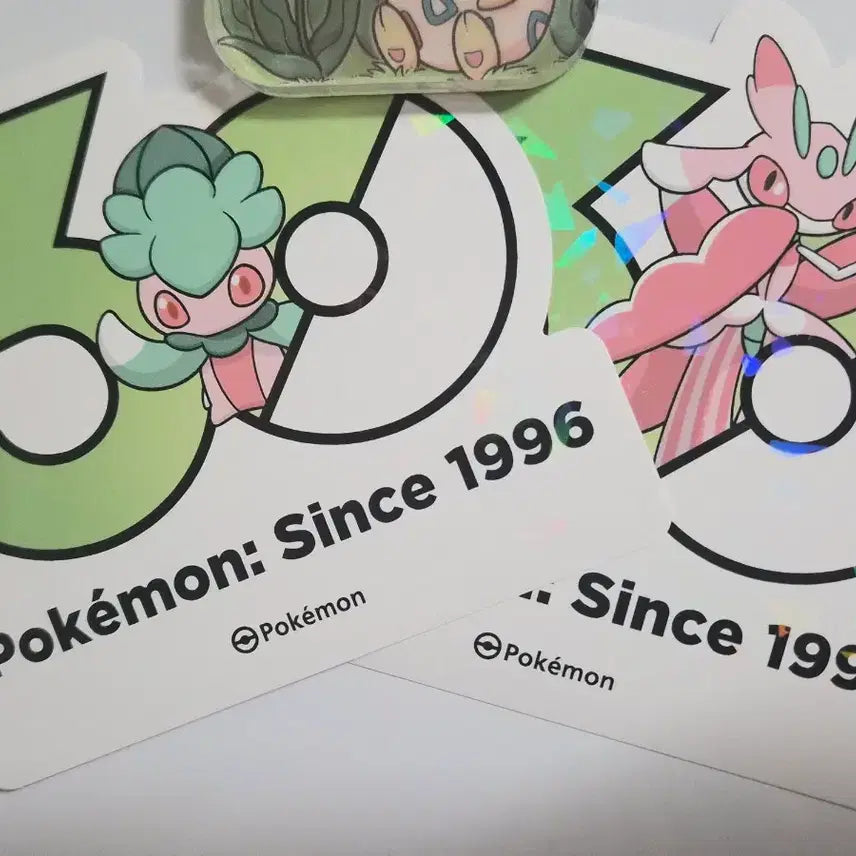 [BUNJANG] Pokemon 30th Anniversary Sprigatito Larvesta Sticker / 포켓몬 30주년 짜랑랑 라란티스 30주년 스티커