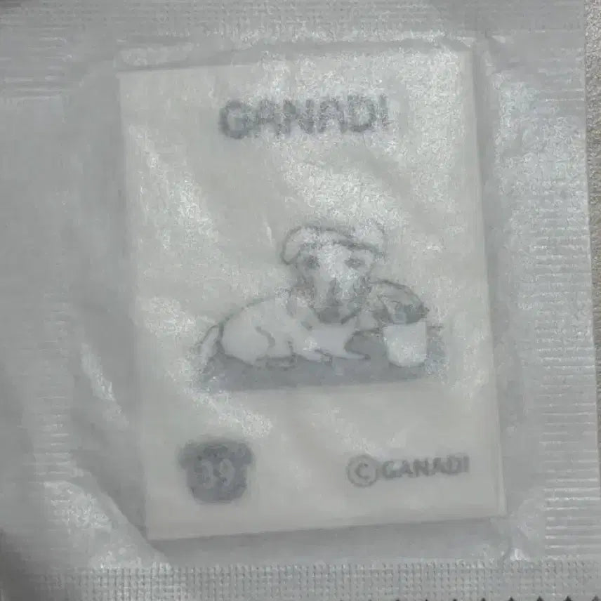 [BUNJANG] Ganadi 39th Ttibsseal Sticker / 가나디 39번 띠부씰