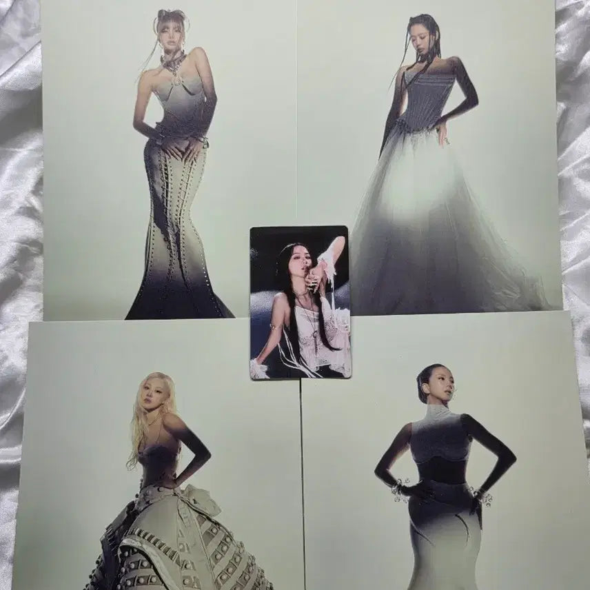 [BUNJANG] BLACKPINK Jisoo Photocard &amp; Postcard Set (4 Types) / 국중박 블랙핑크 지수 포카&amp;엽서 4종