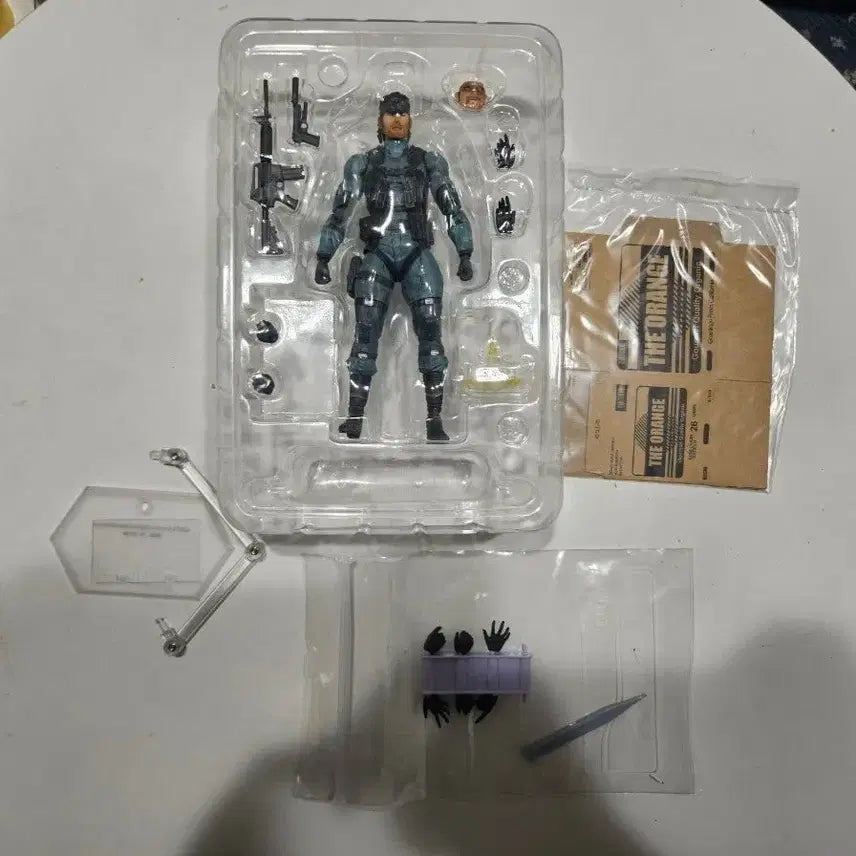 [BUNJANG] Good Smile Company Figma Solid Snake MGS2 Action Figure / 피그마 메탈기어 솔리드" 솔리드 스네이크 MGS2 팝니다.