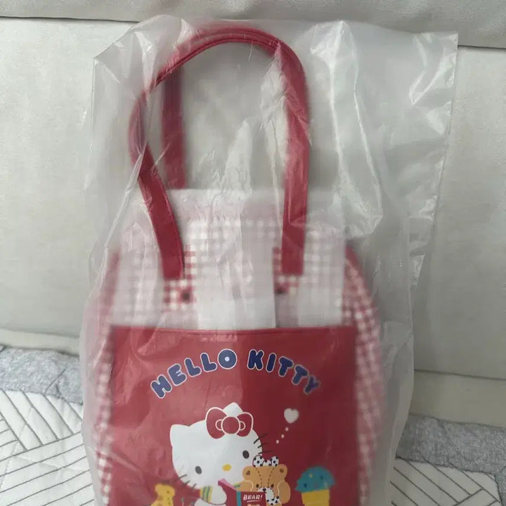 [BUNJANG] Sanrio Embroidery Club Knit Bag / 산리오수예부 뜨개 가방