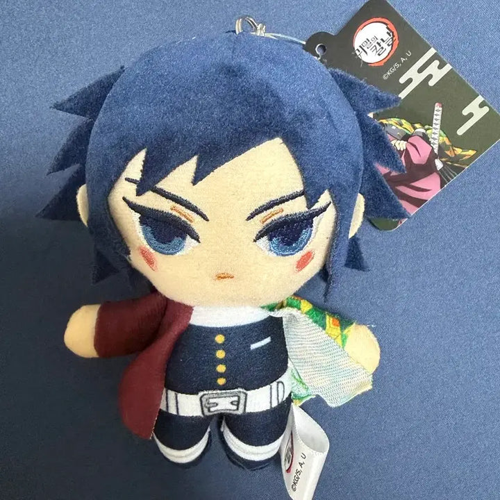 [BUNJANG] Demon Slayer Giyu Tomioka Plush Charm Keychain / 토미오카 기유 인형 고리 키링