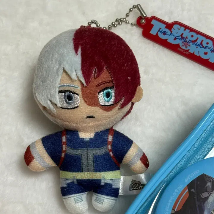 [BUNJANG] My Hero Academia Todoroki Shoto Universal Studios Japan Collaboration Plush &amp; Trading Can Badge Set / 나의 히어로 아카데미아 토도로키 쇼토 유니버셜 재팬 누이