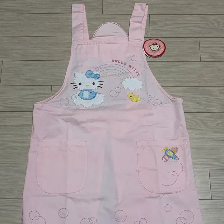 [BUNJANG] Hello Kitty Vintage Apron (Toddler Size) / 헬로키티 고전 앞치마