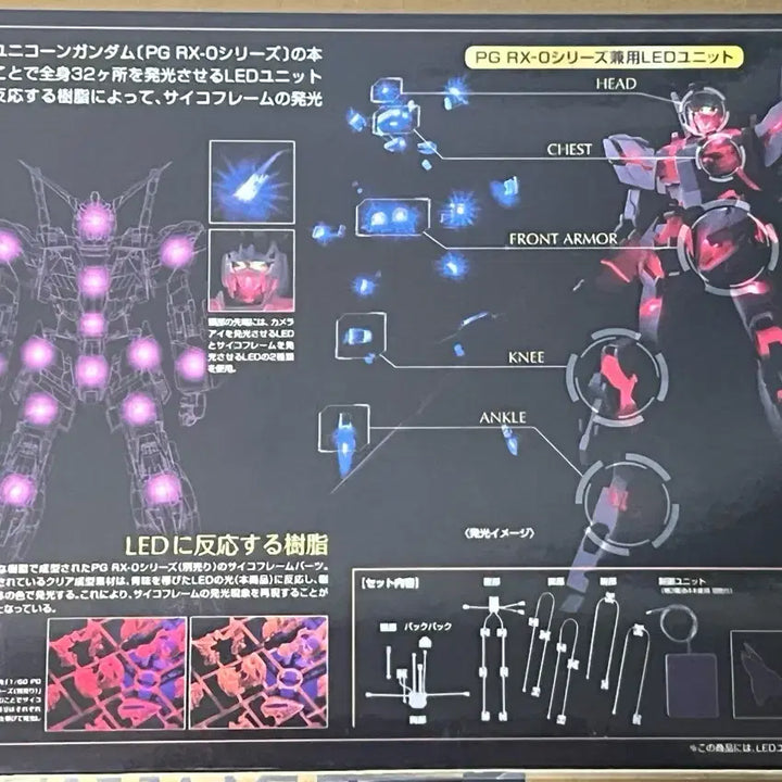 [BUNJANG] Bandai PG Unicorn Gundam LED Unit / 반다이 PG 유니콘 건담 LED 유닛