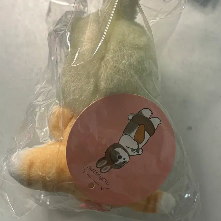 [BUNJANG] Mofoo Sand Rabbit Cat Plush Yellow (Sealed) / 모푸샌드 토끼 고양이 인형 옐로우(미개봉)