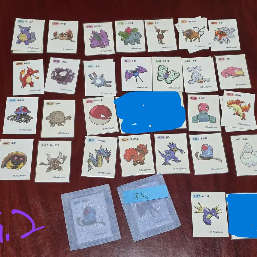 [BUNJANG] Pokemon Bread Stickers New Season 2 / 포켓몬띠부씰 뉴시즌2 개봉&amp;미개봉 팝니다