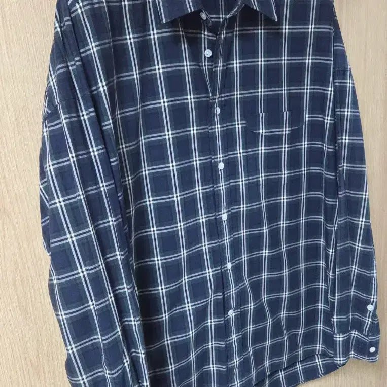 [BUNJANG] Deldio Checkered Shirt Black Green XL / (착샷) 델디오 체크 셔츠