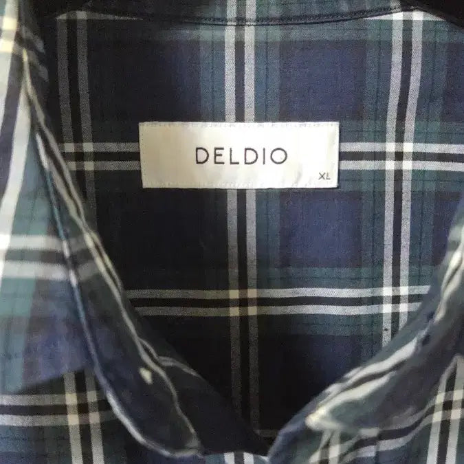 [BUNJANG] Deldio Checkered Shirt Black Green XL / (착샷) 델디오 체크 셔츠