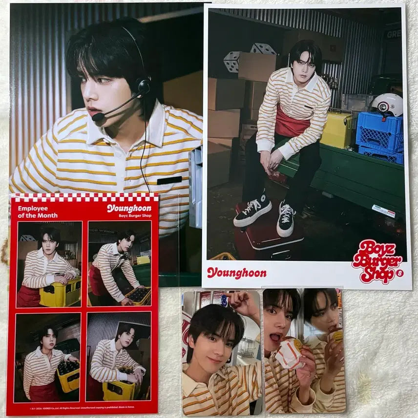 [BUNJANG] The Boyz Younghoon Derby 8th Gen Split Set / 더보이즈 영훈 더비 8기 구성품 분철