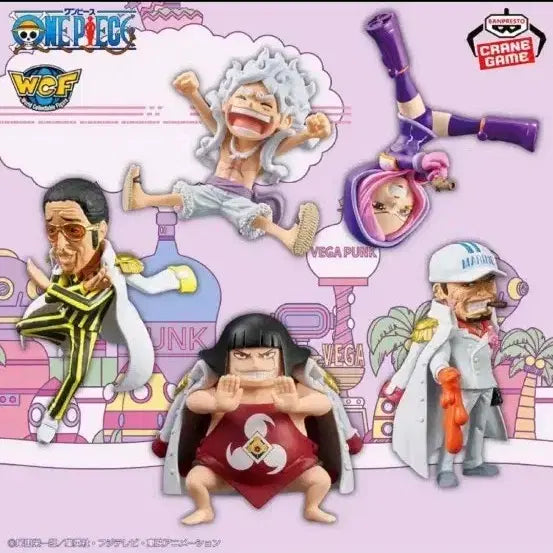 [BUNJANG] One Piece WCF Vegapunk 5-Figure Set / 원피스 WCF 베가펑크 피규어 5종 세트