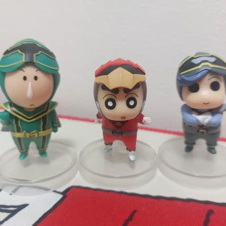 [BUNJANG] Crayon Shin-chan Power Rangers, Shin-chan, Chul-soo, Maeng-gu Bundle Set / 짱구 파워레인저 짱구 철수 맹구