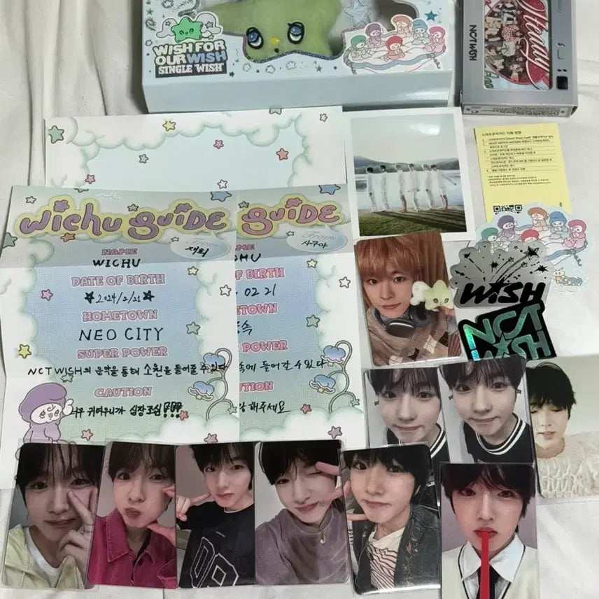 [BUNJANG] NCT WISH YUSHI Sakurya Photocard Bundle Set / 엔위시 위시 위츄 사쿠야 포카 일괄