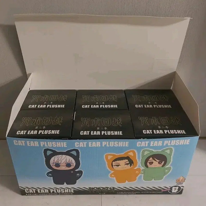 [BUNJANG] Jujutsu Kaisen Labubu Plush Doll Box Set / 주술회전 정품 라부부 주부부 인형 1박스 고죠 게토 쇼코 토우지 나나미