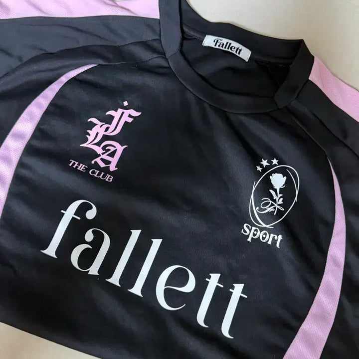 [BUNJANG] Fallett Football Short Sleeve T-Shirt Black / Fallett 풋볼 반팔 티셔츠 블랙