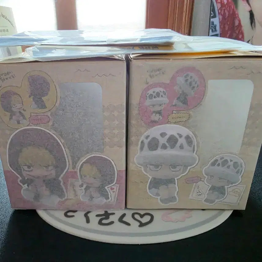 [BUNJANG] One Piece Corazon &amp; Law Childhood Look Up POB Sealed / 원피스 코라손 로우 유년기 룩업 특전 포함 미개봉 원가 양도